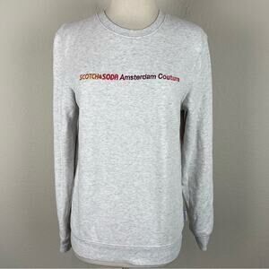 Scotch & Soda Gray Amsterdam Couture Sweatshirt Small